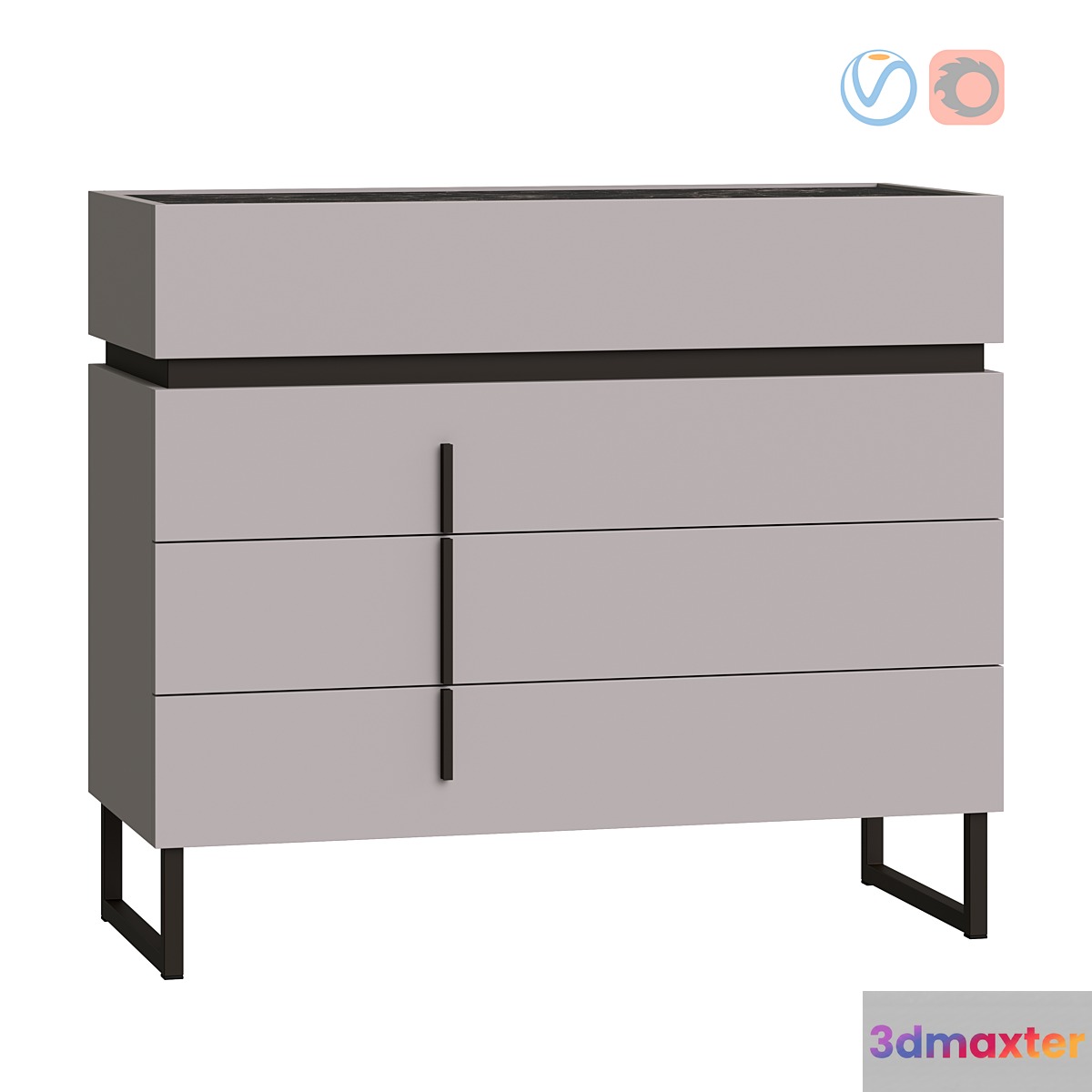 Chest of drawers Milagro 3D Max