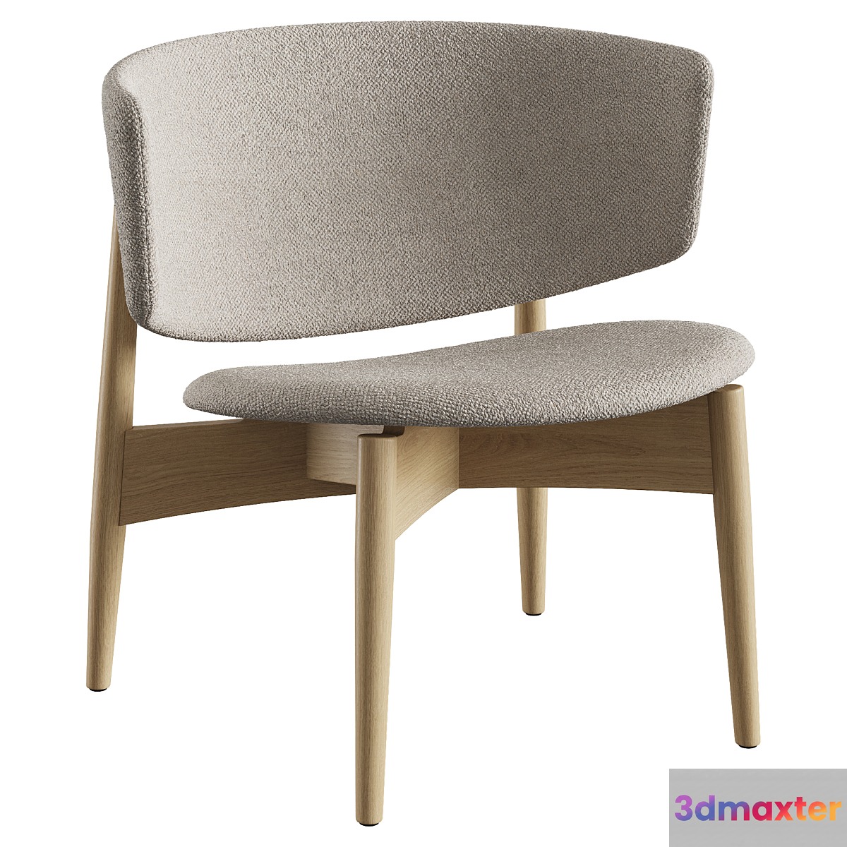 Ferm Living Herman Lounge Chair 3D Max