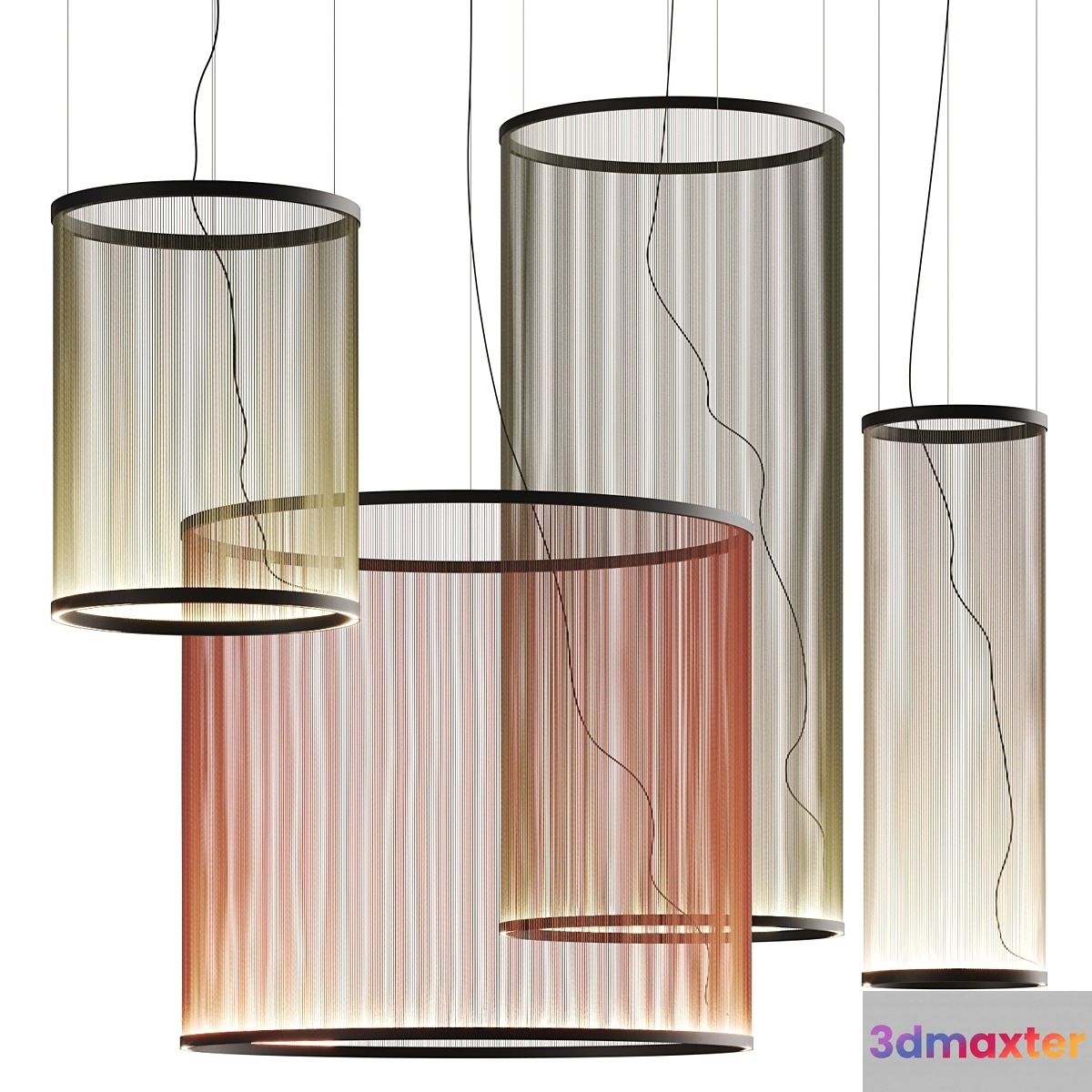 Vibia Array Pendant Lamps 3D Max
