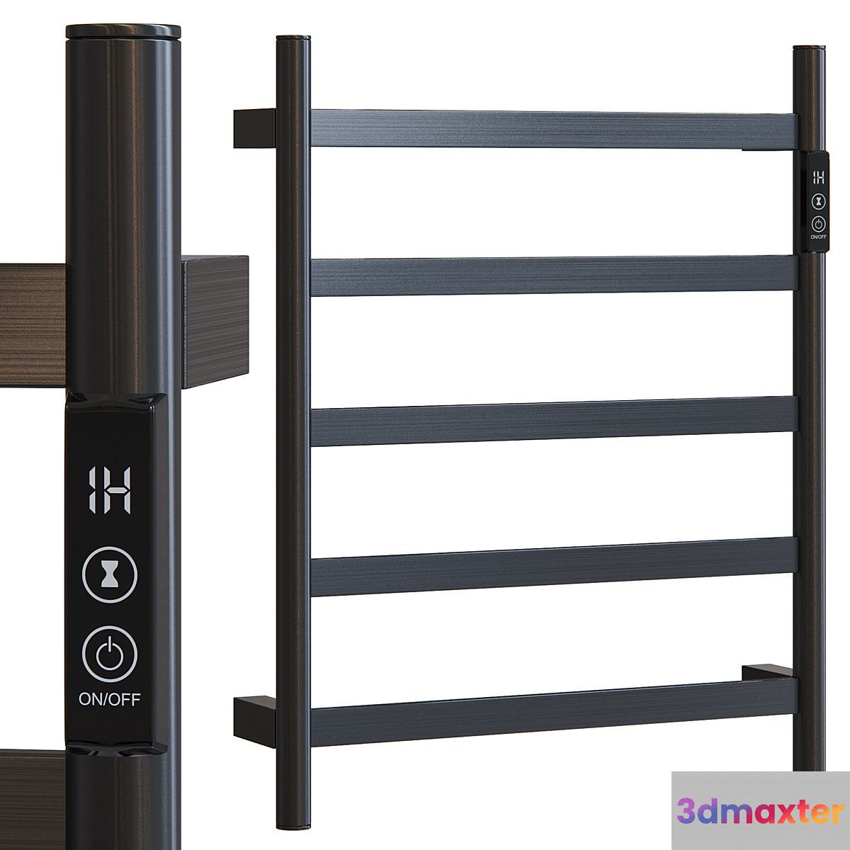 Heated towel rail - Amaia by TopTileBathrooms 3D Max