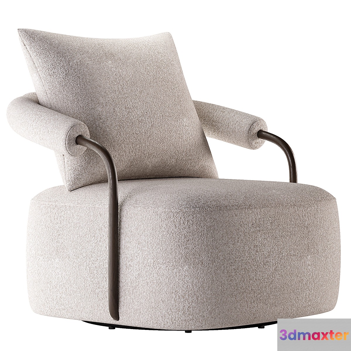 Zayden Swivel Chair 3D Max