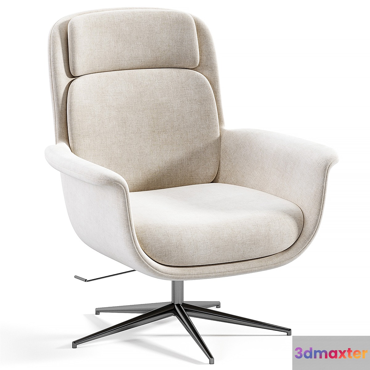 Aeleby Swivel Armchair By Ikea 3D Max