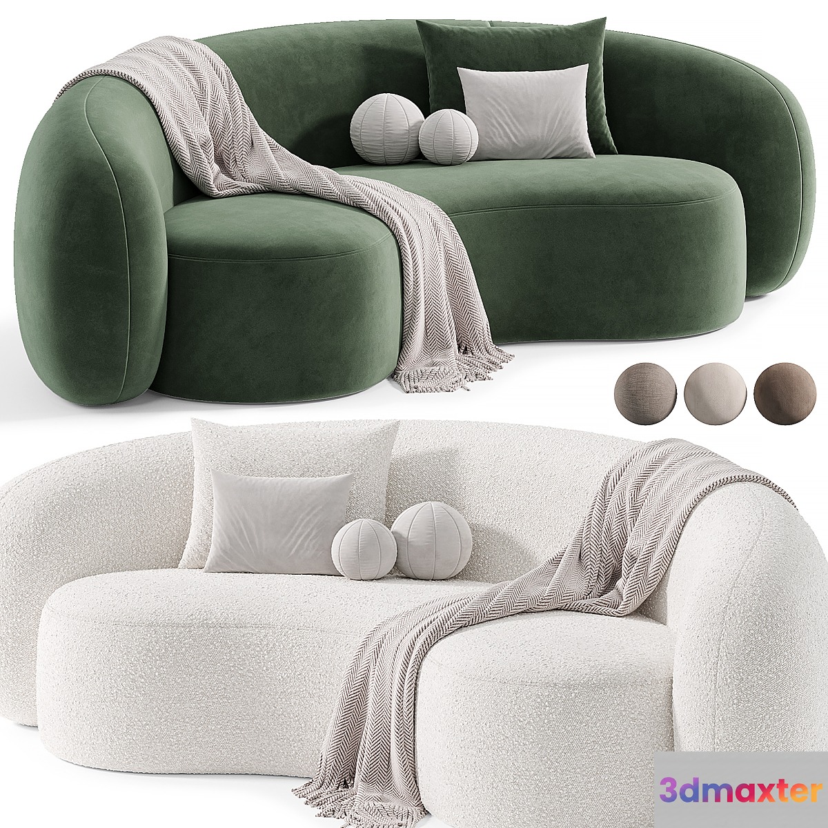 Circular Sofa by Karstudio 3D Max