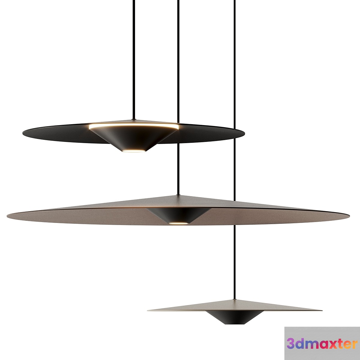 Diesel With Lodes UFO Pendant Lamps - No.2 3D Max