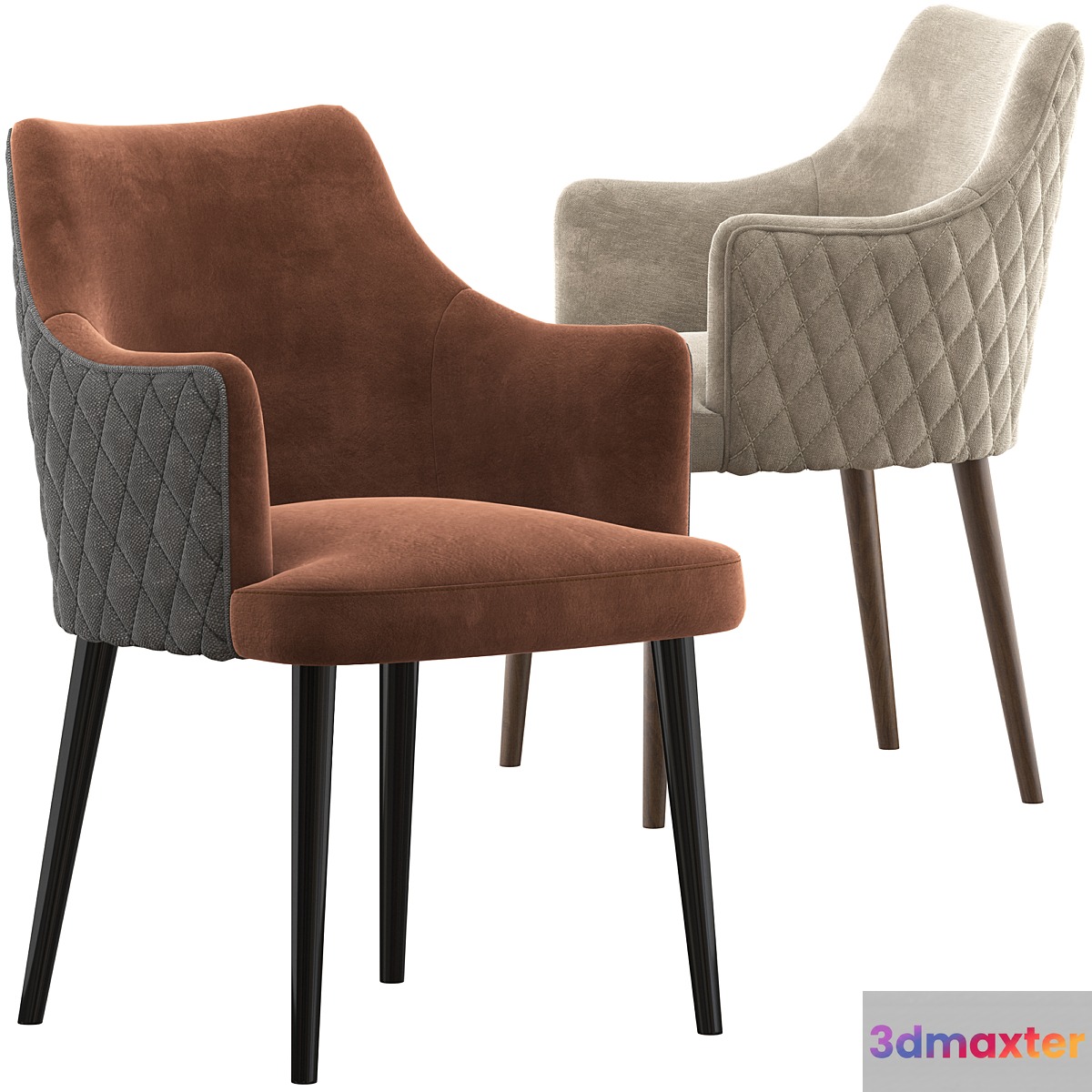 Konyshev Wing Chair 3D Max