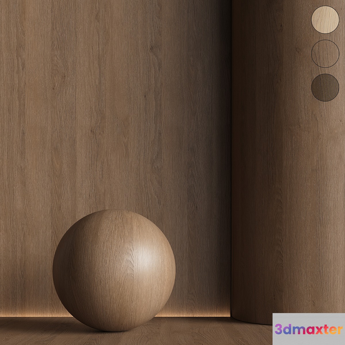 Seamless wood material 57 3D Max