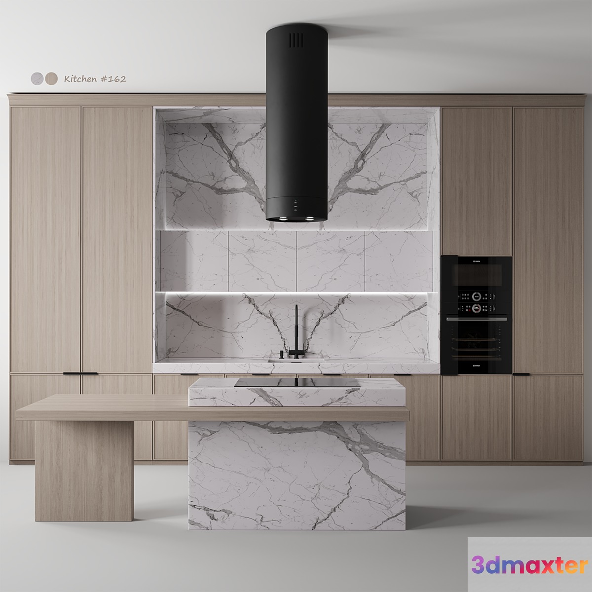 Kitchen №162 3D Max Kitchen №162 3D Max