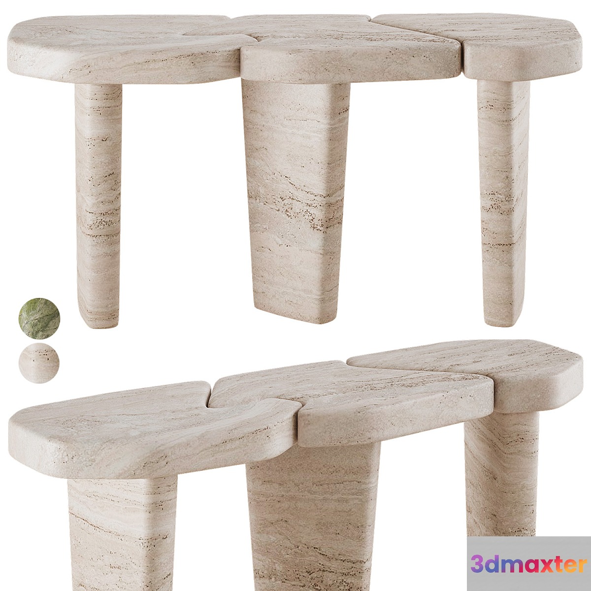 Michel Amar VENCE console 3D Max
