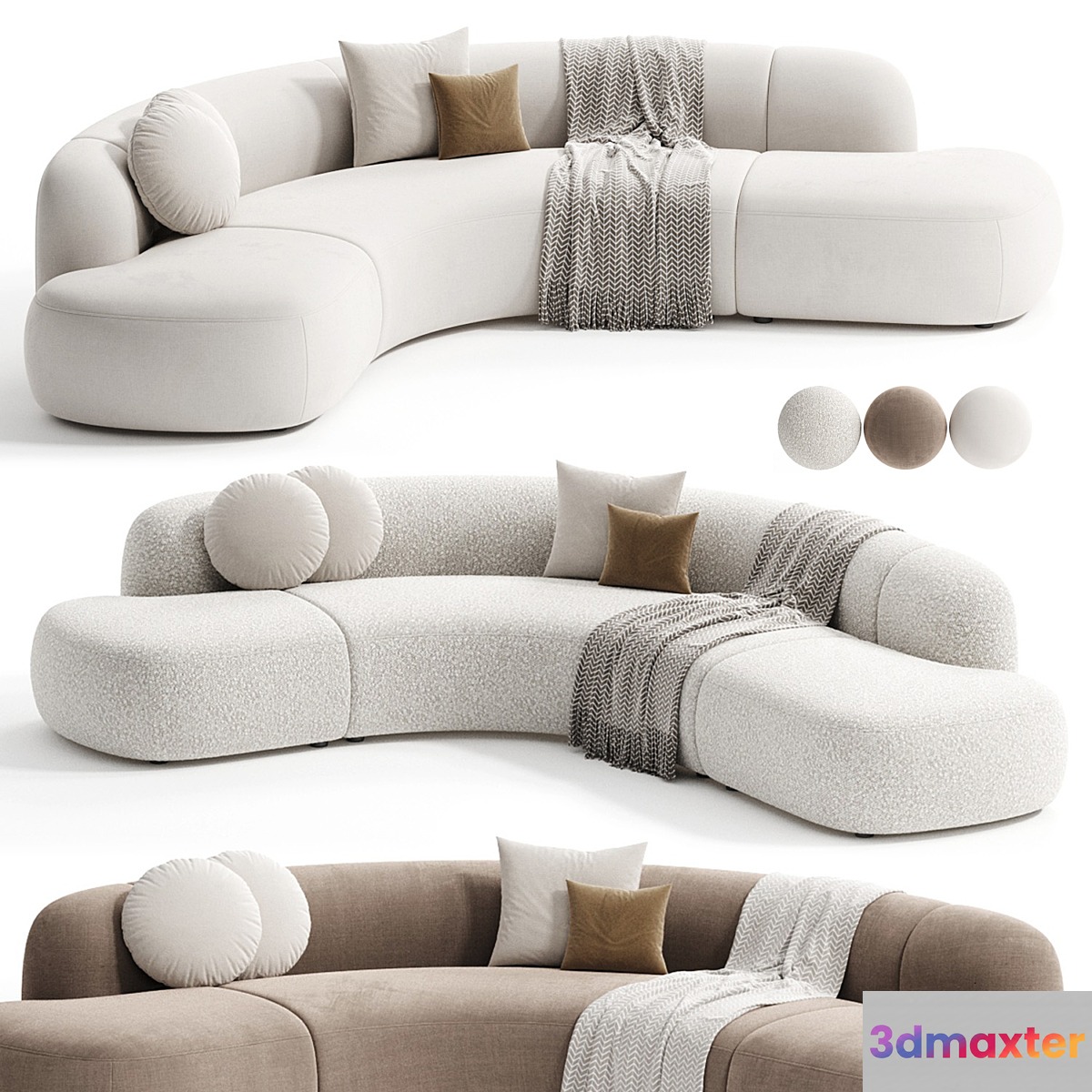 Sofa Bjorn by Eichholtz 3D Max