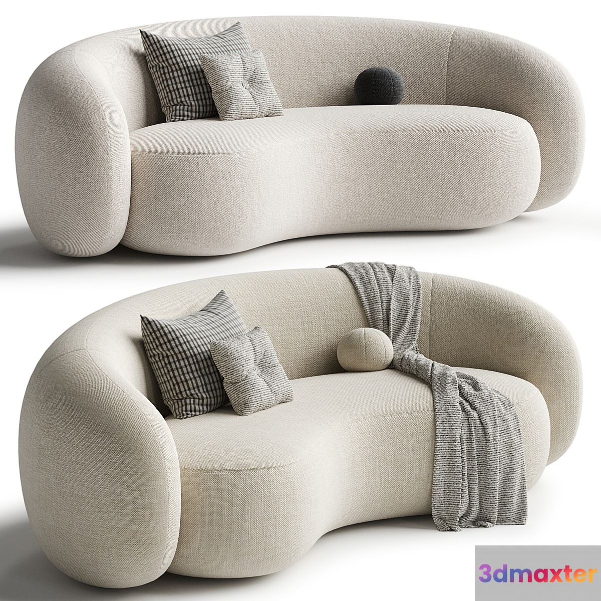 CIRCULAR SOFA BY KARSTUDIO 3D Max