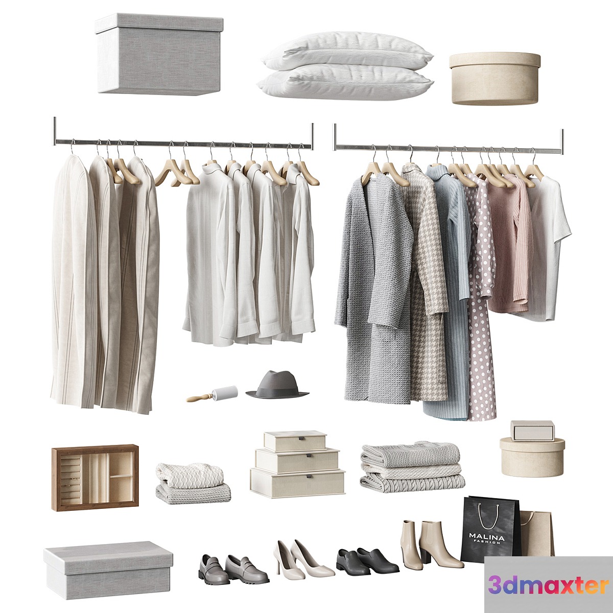 Clothes for wardrobe NG12 - No.2 3D Max