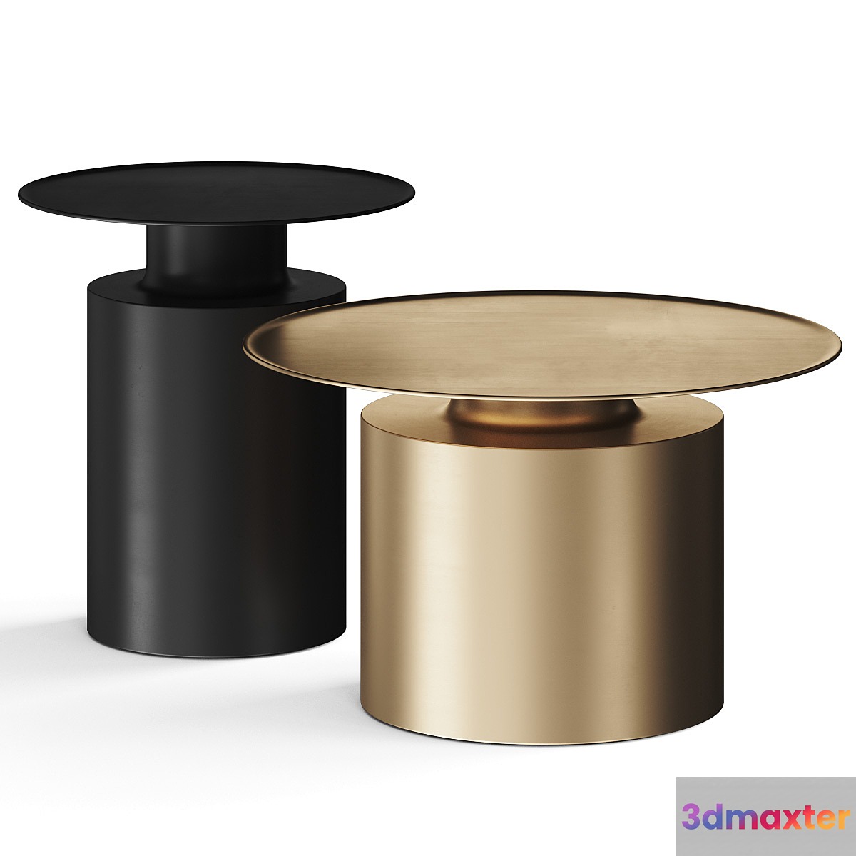 Urban Mood Fogs Modern Side Table - No.2 3D Max