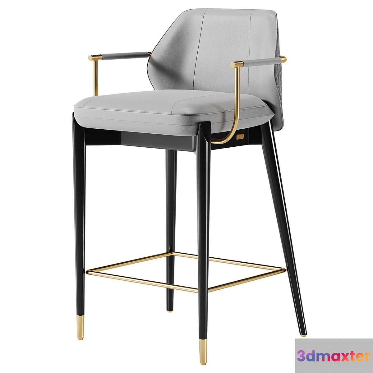 Bar stool Algerone II 3D Max