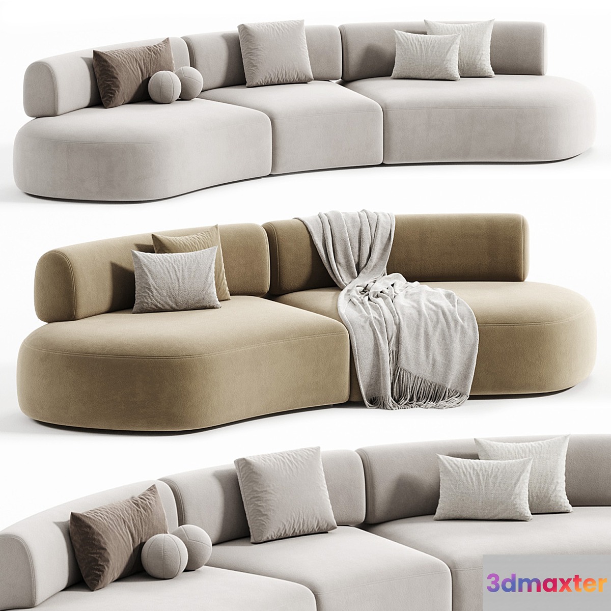Bon Bon sofa - No.2 3D Max