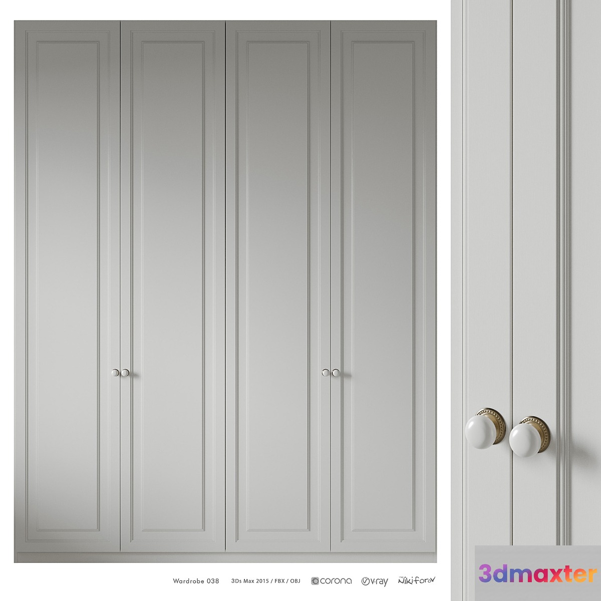 Wardrobe 037 3D Max