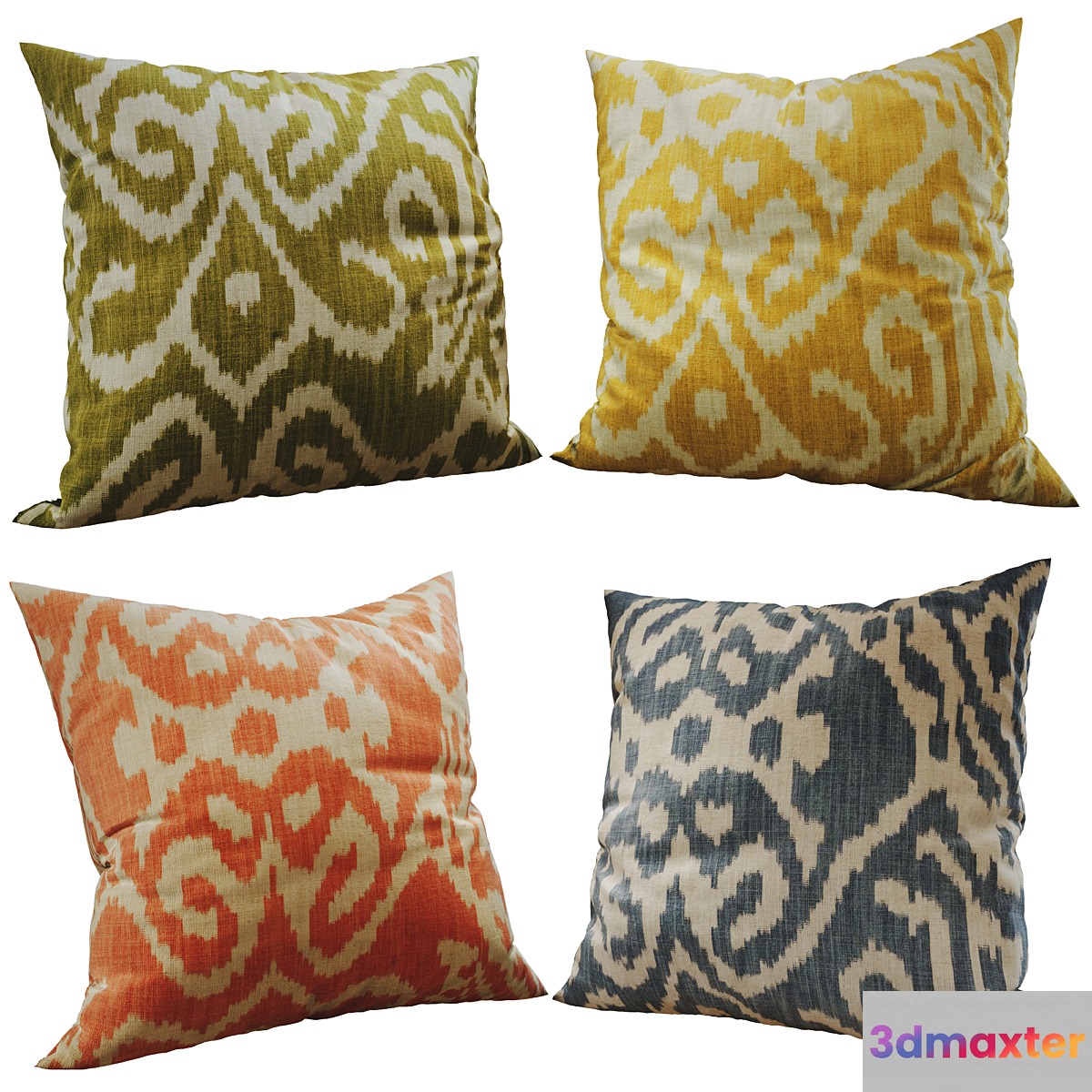 Decorative pillows set 237 3D Max