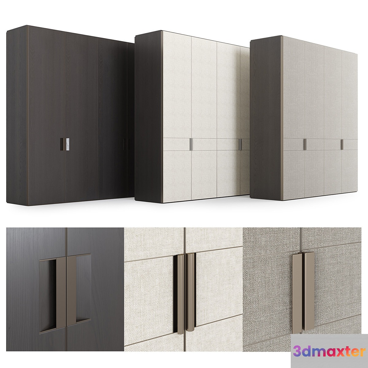 Poliform wardrobe system 3D Max