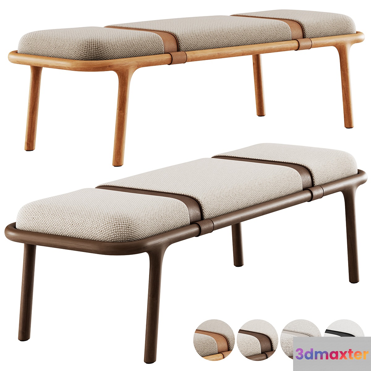 Bench Belts By Carpanese Home 3D Max