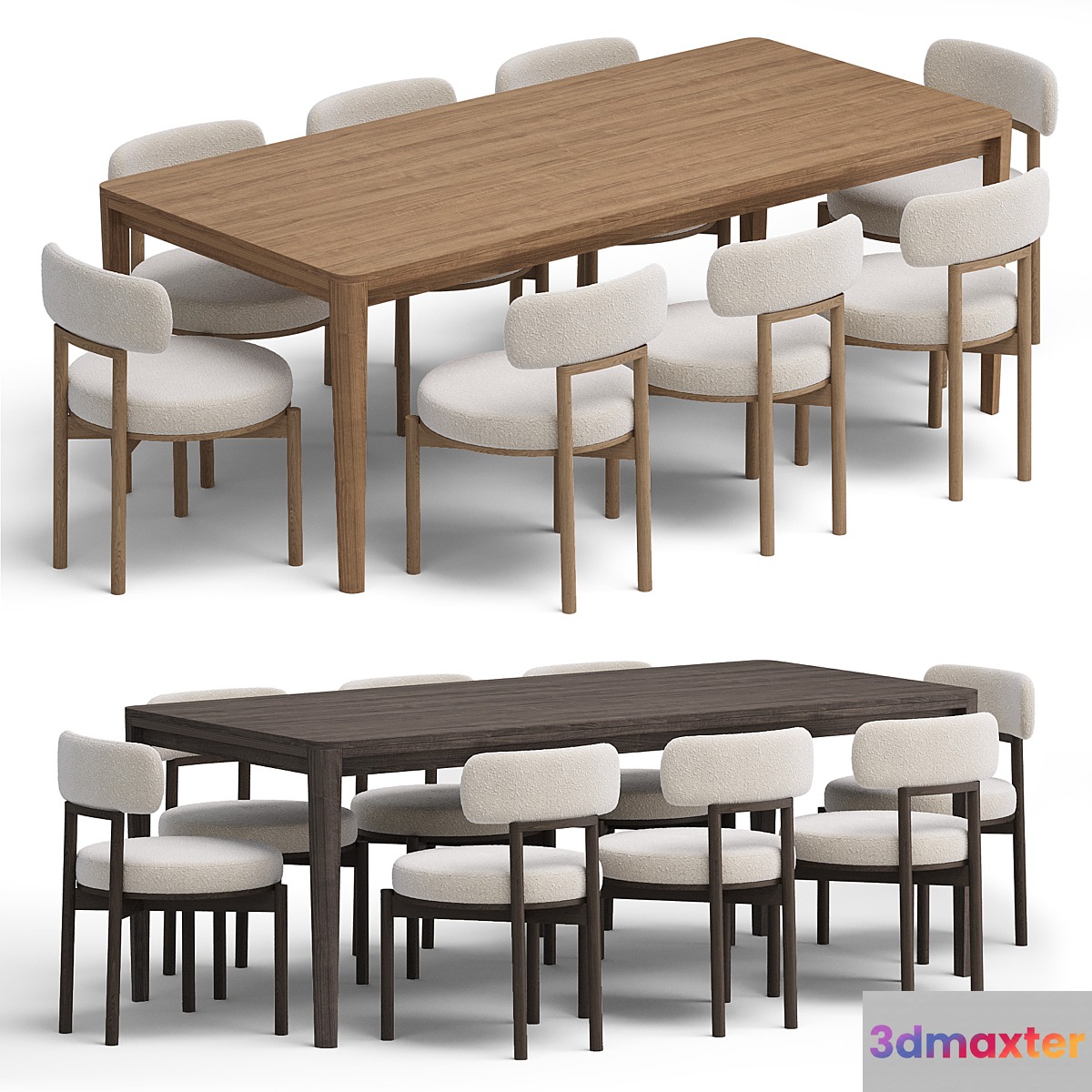 Chair Davis And Reese Dining Table - No.2 3D Max