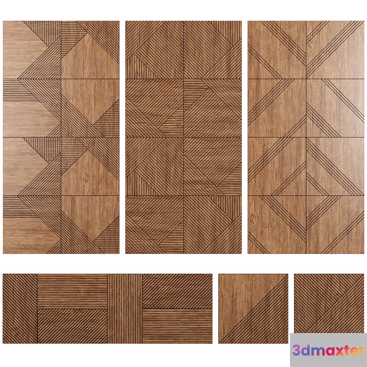 Ais Design wall panels 3D Max
