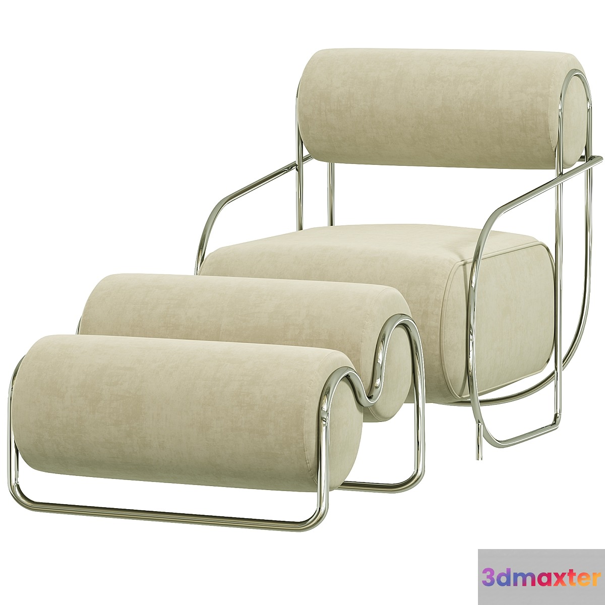 Italian luxury relax chair 3D Max