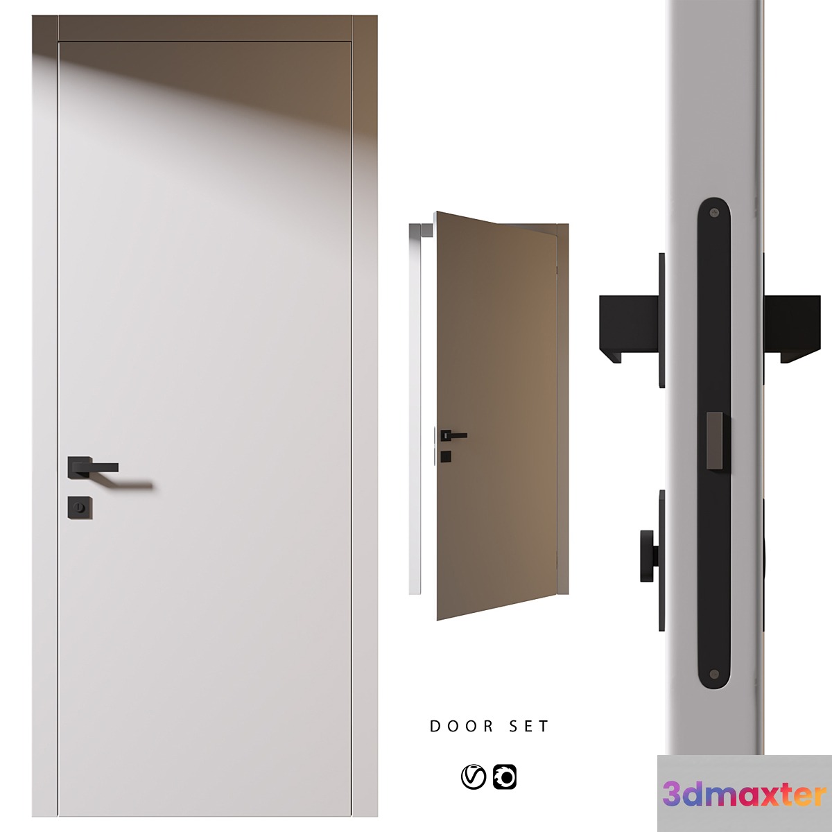 Interior door 3D Max