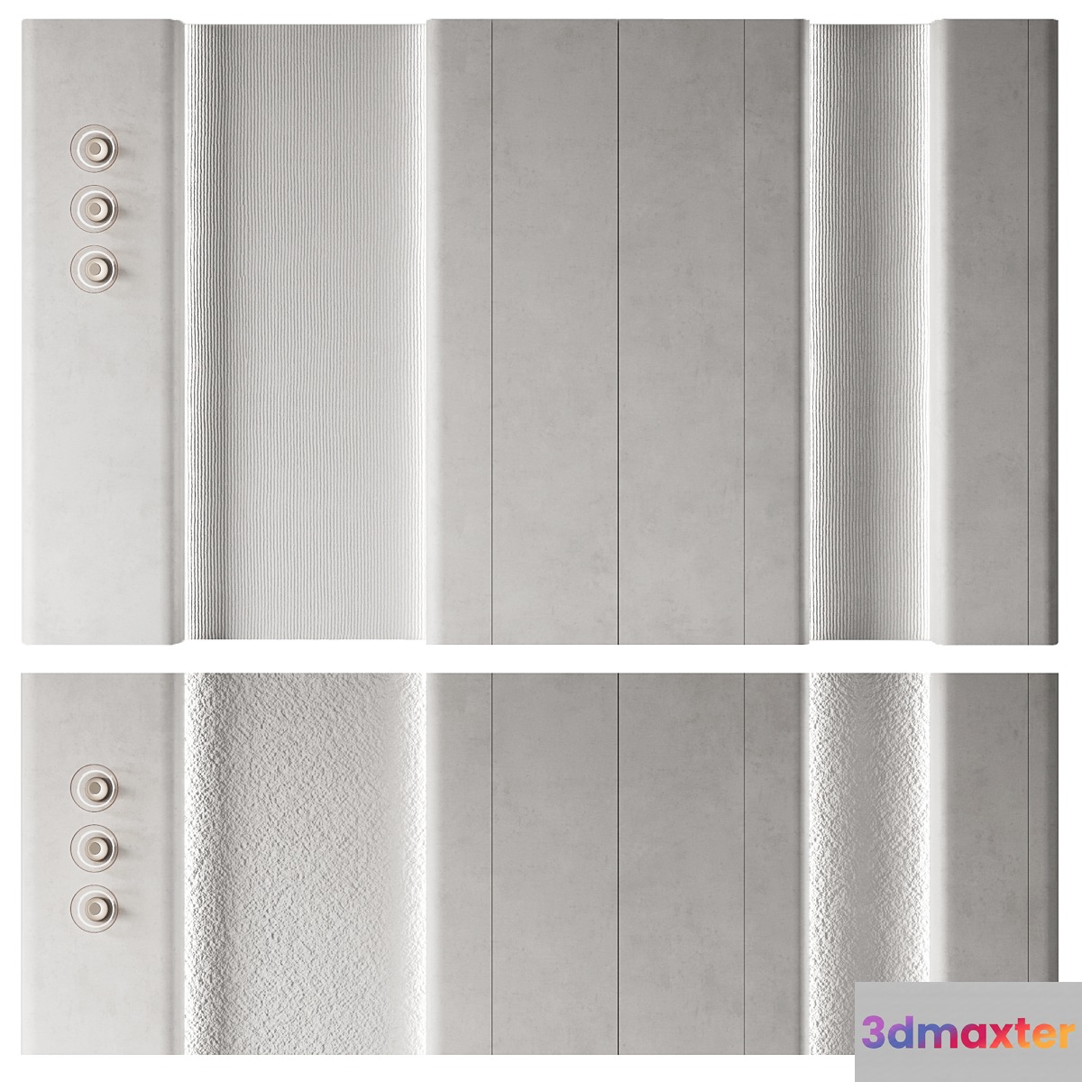 Wall panel No. 28 3D Max