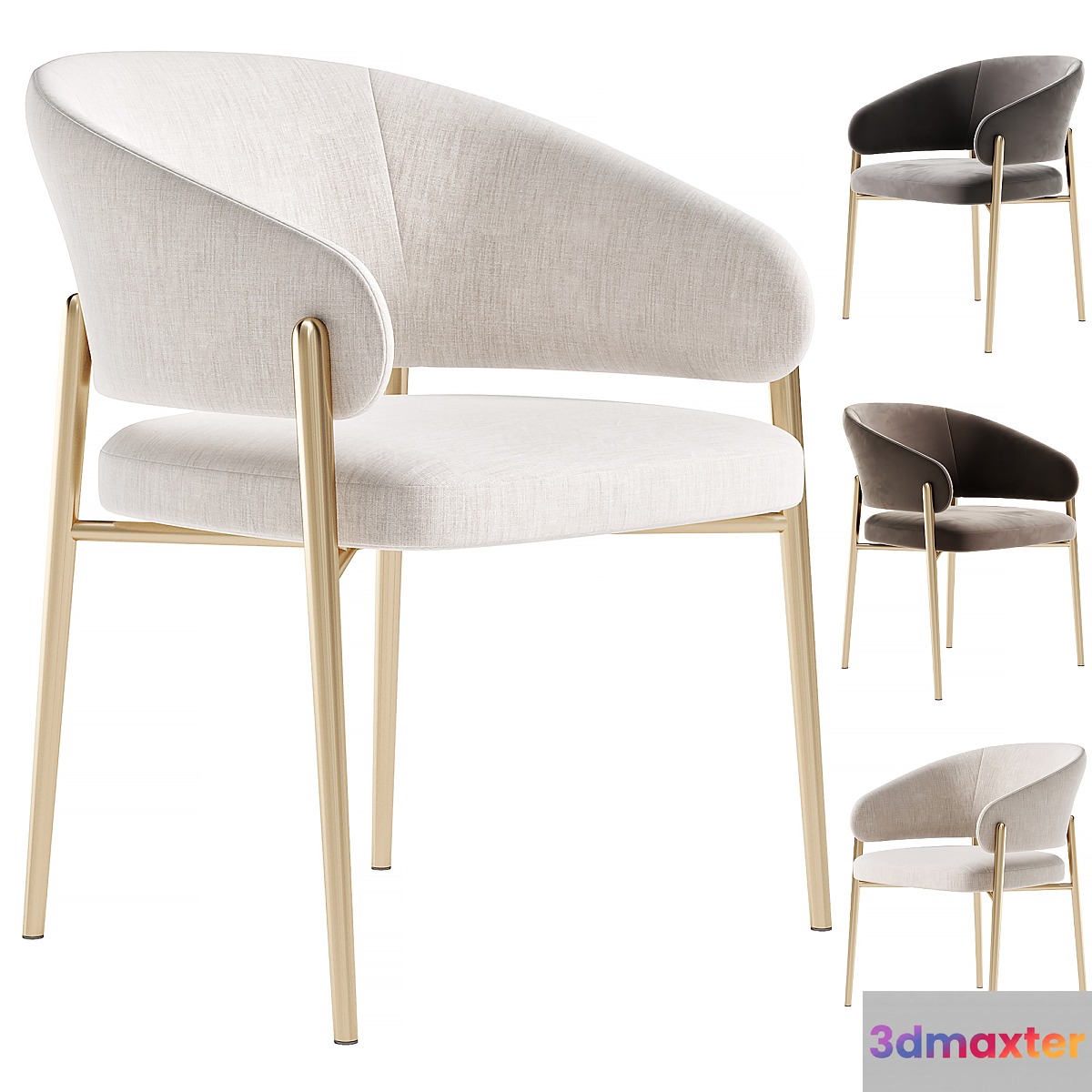 Linda Chair by Marelli 3D Max