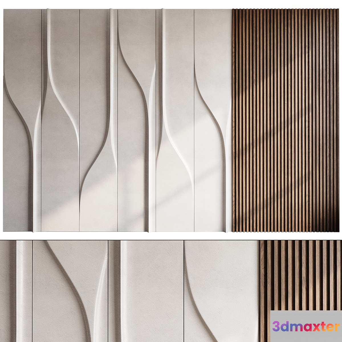 Headboard 3d Wall Panel 33 - No.2 3D Max
