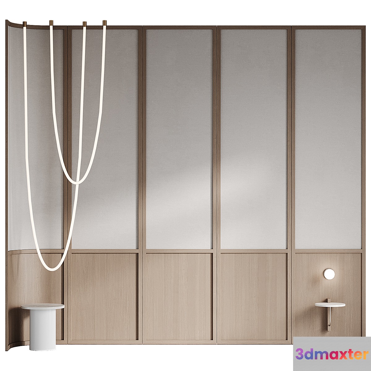 Headboard Kushi 3D Max