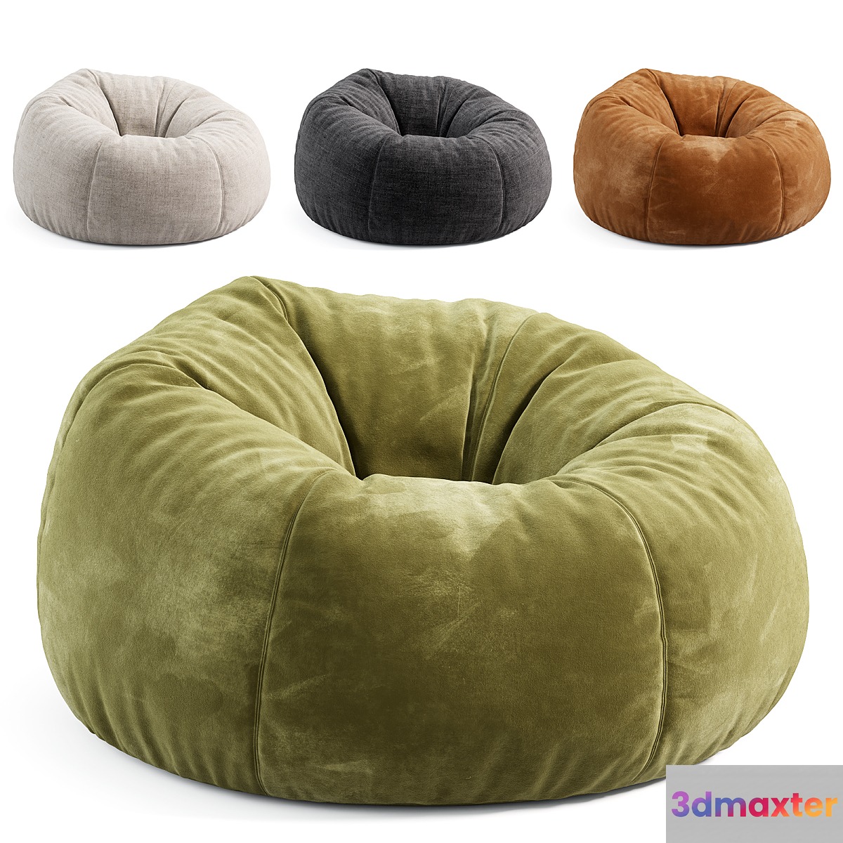 Special Order Bean Bag by Westelm 3D Max