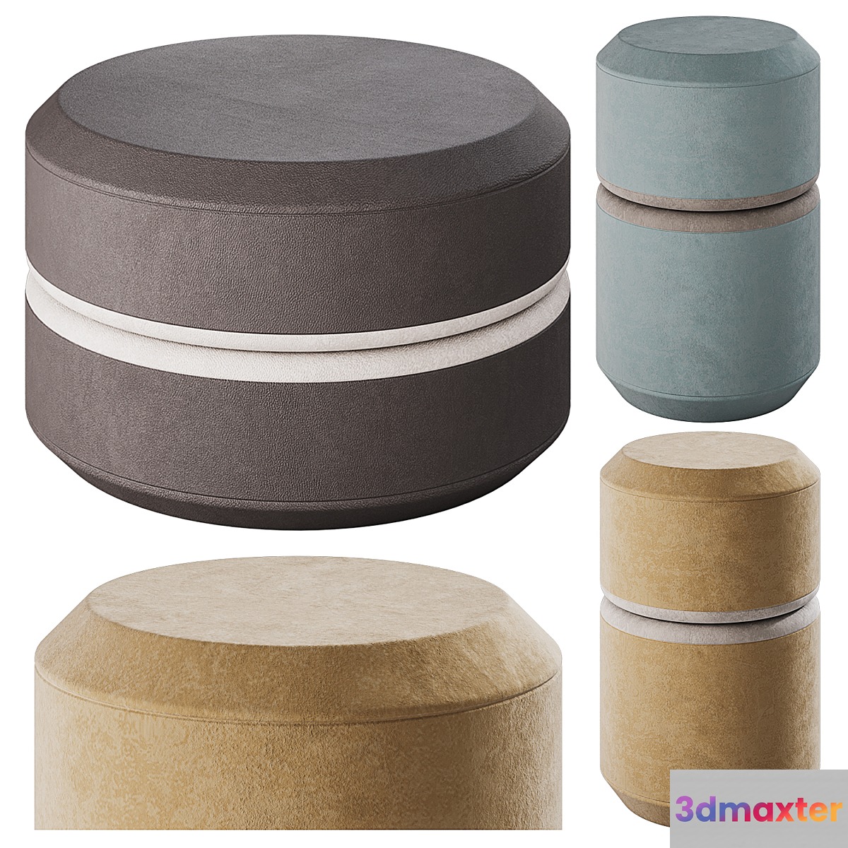 121 Yoyo coffee tables Giobagnara 3D Max