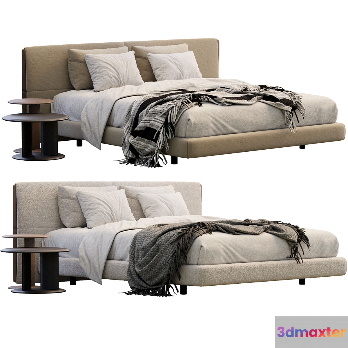 Yume Bed By Poliform 3D Max