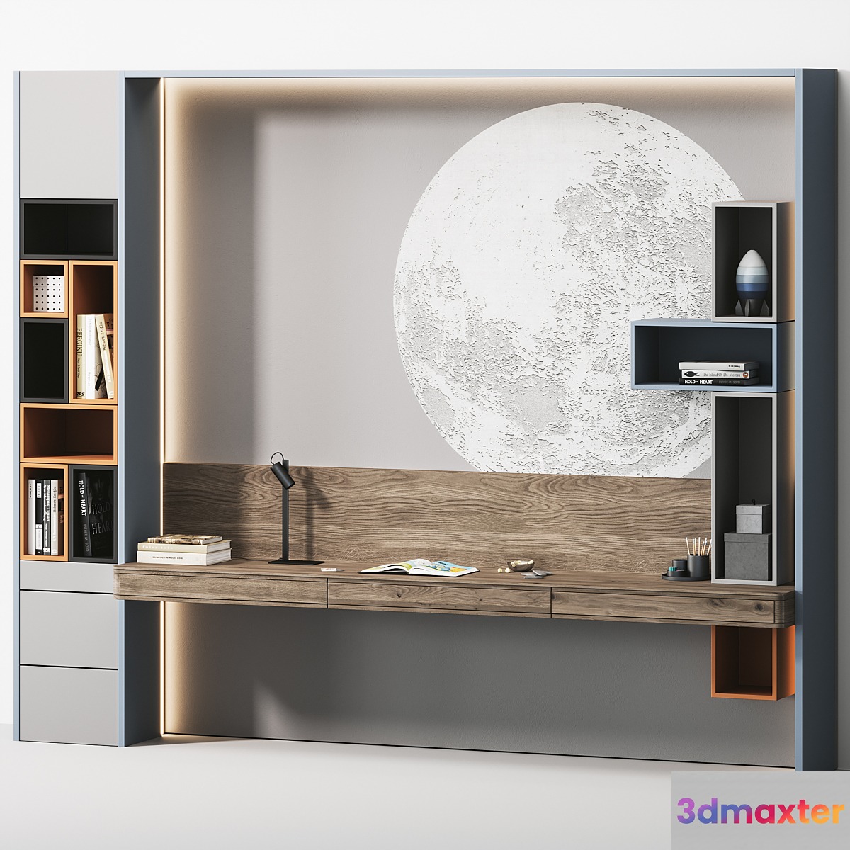 Furniture composition for children's room - No.2 3D Max