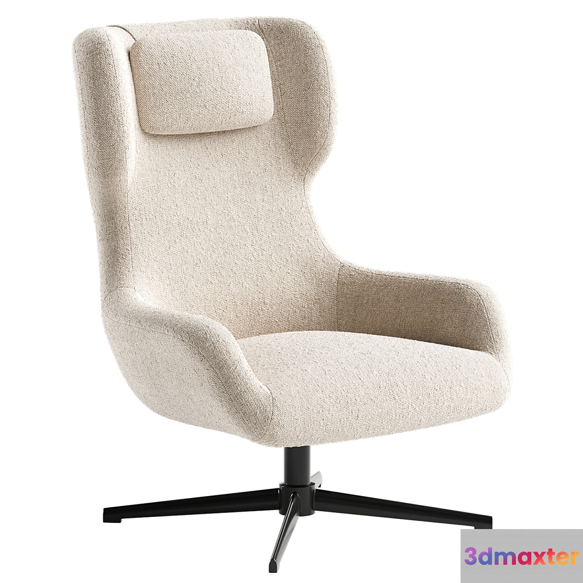 Zalina swivel armchair 3D Max