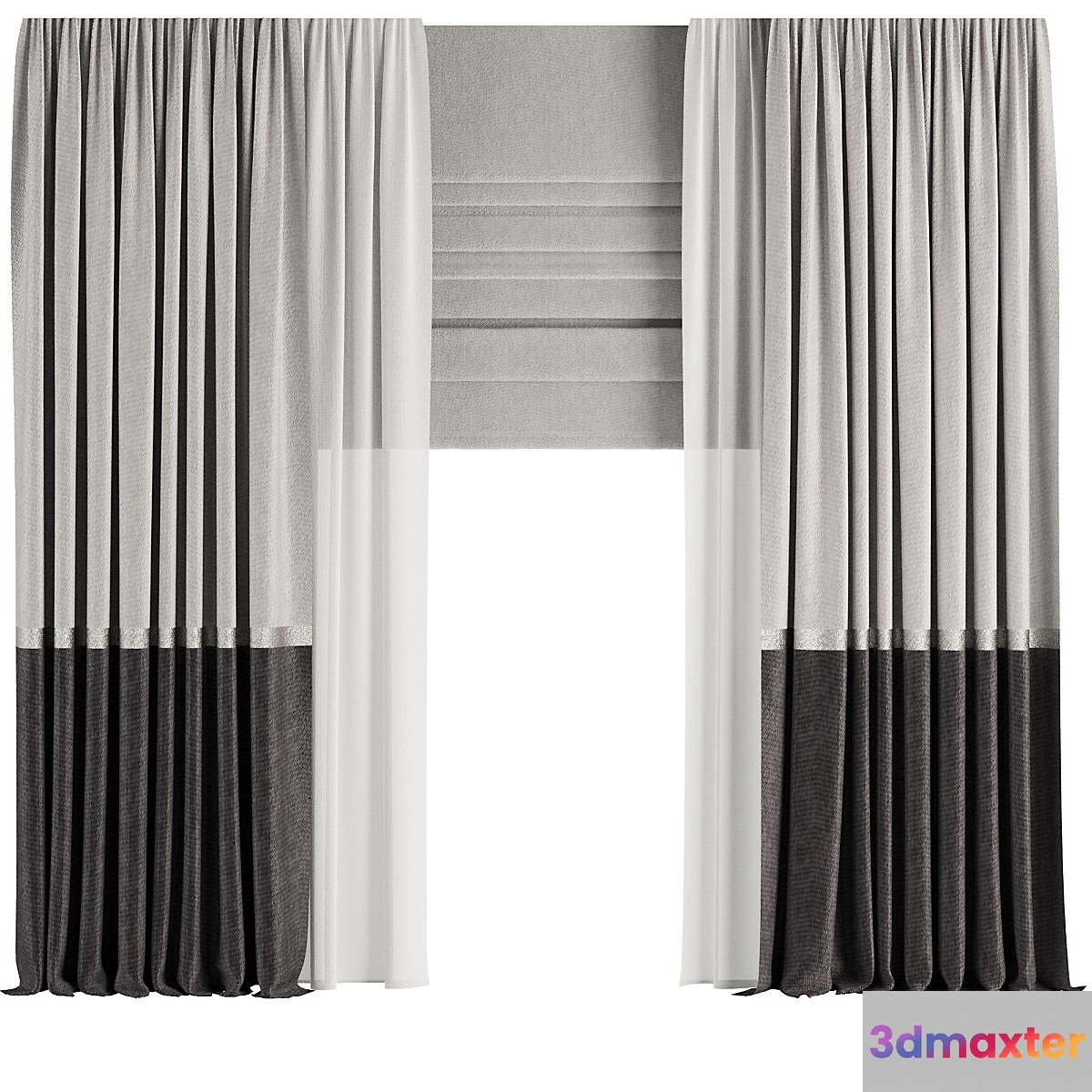 Curtain Set M53 3D Max