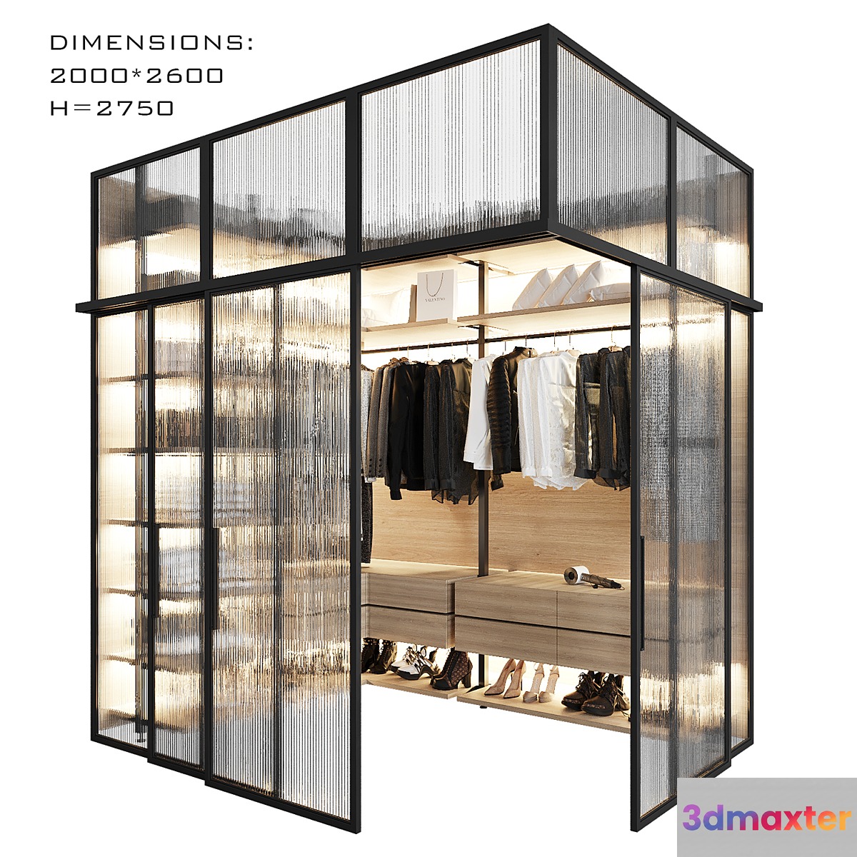 Dressing room_14 3D Max