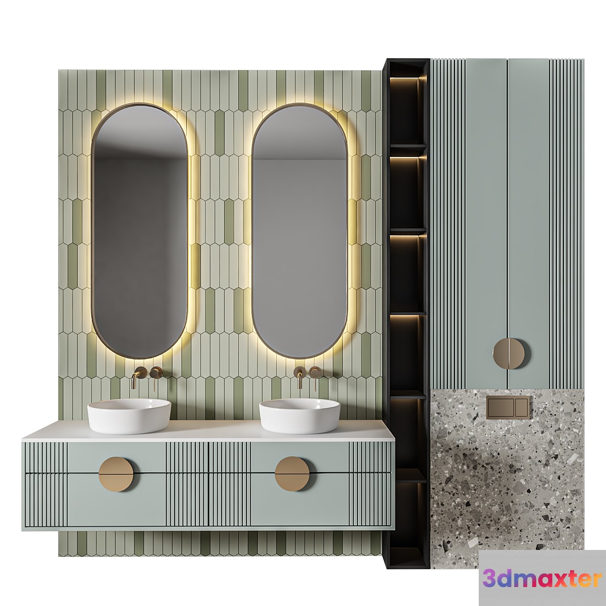 Luxury Bathroom 382 3D Max