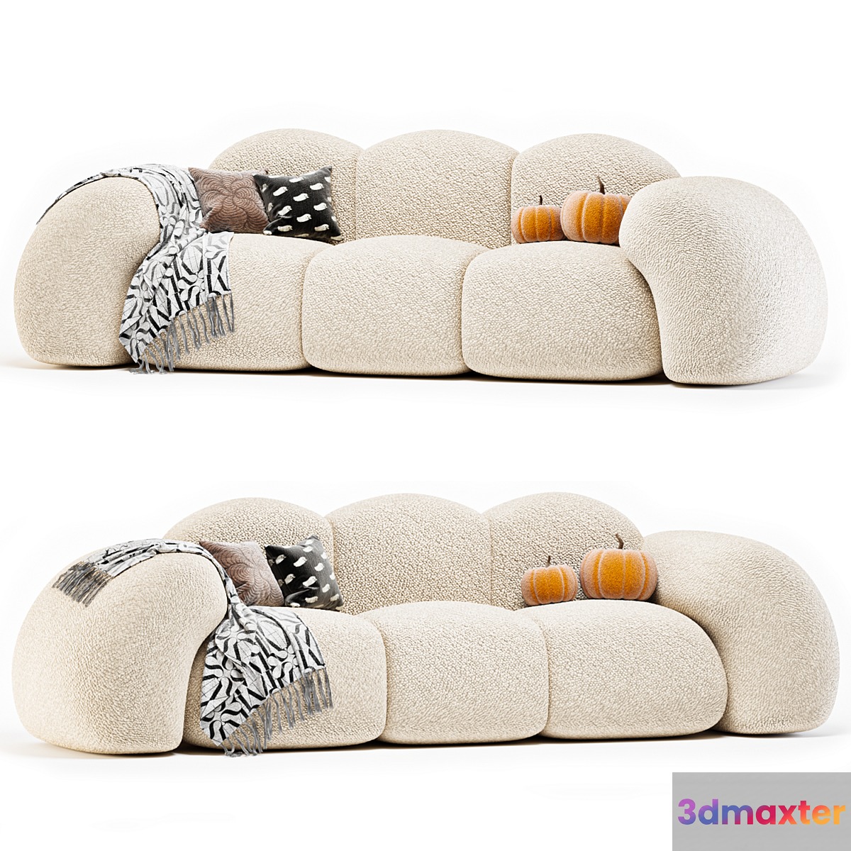 Cloud Shaped Sofa 3D Max
