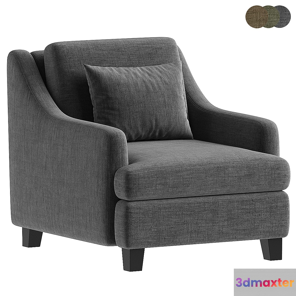 Armchair Lymington 3D Max
