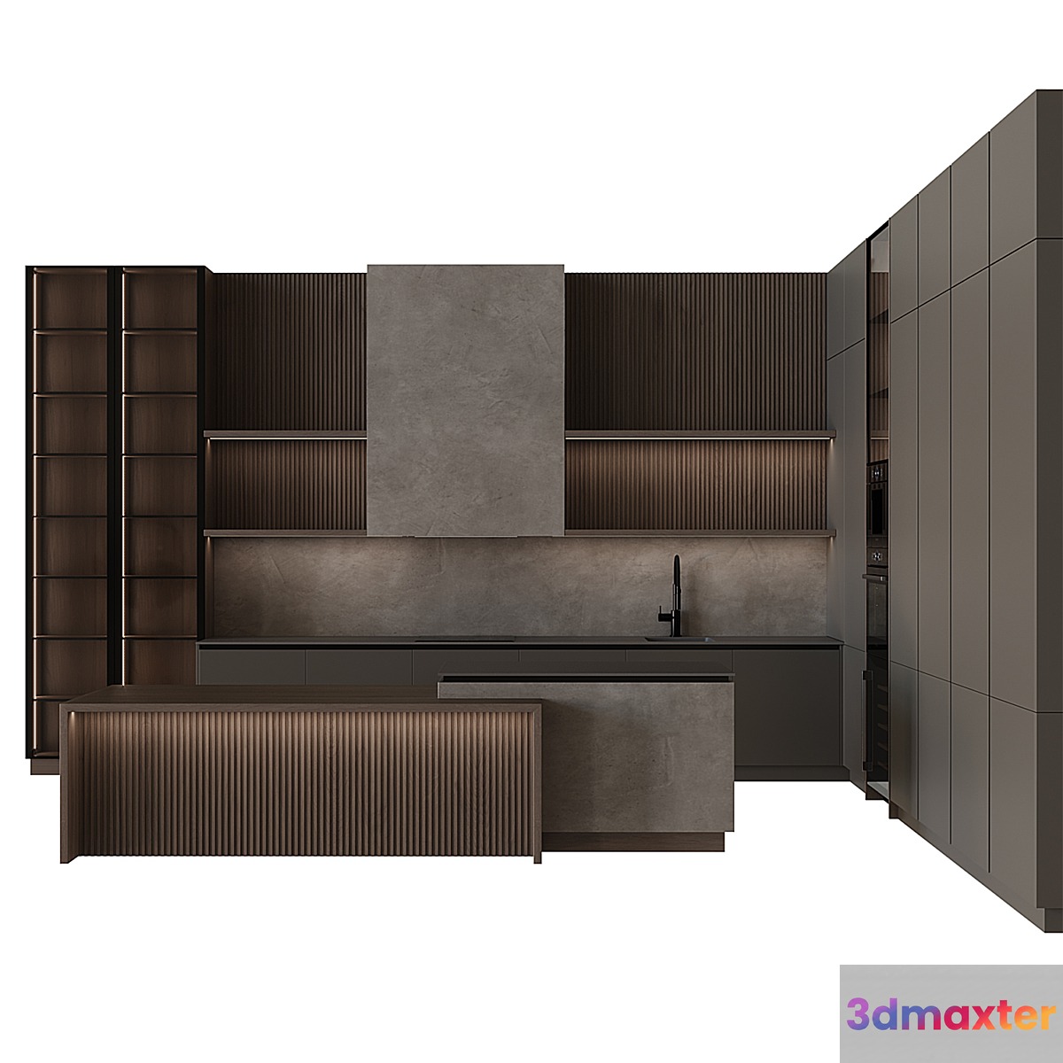 Modern style kitchen 53 - No.2 3D Max