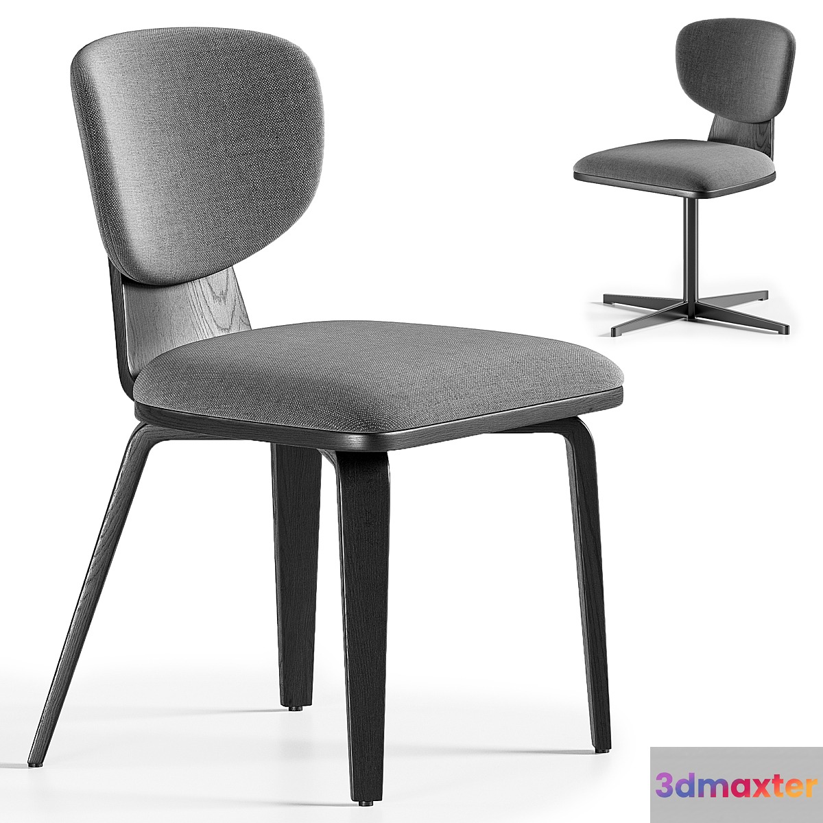 Olos Chair Set by Bonaldo 3D Max