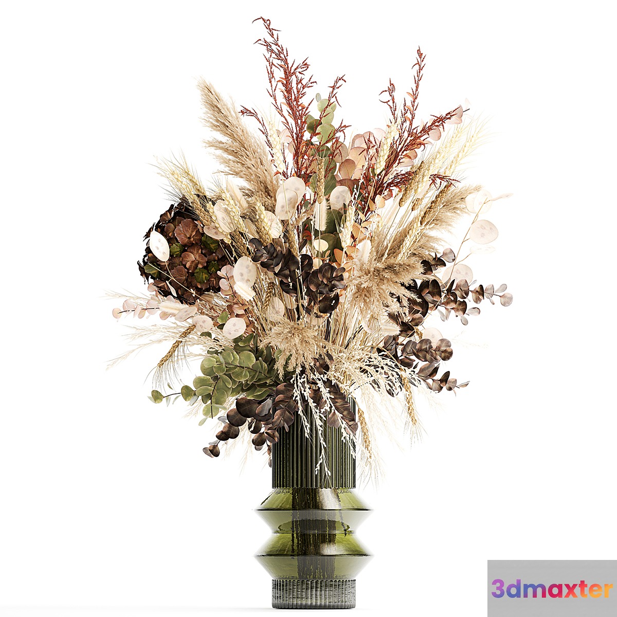 Bouquet of flowers. Set 308. 3D Max