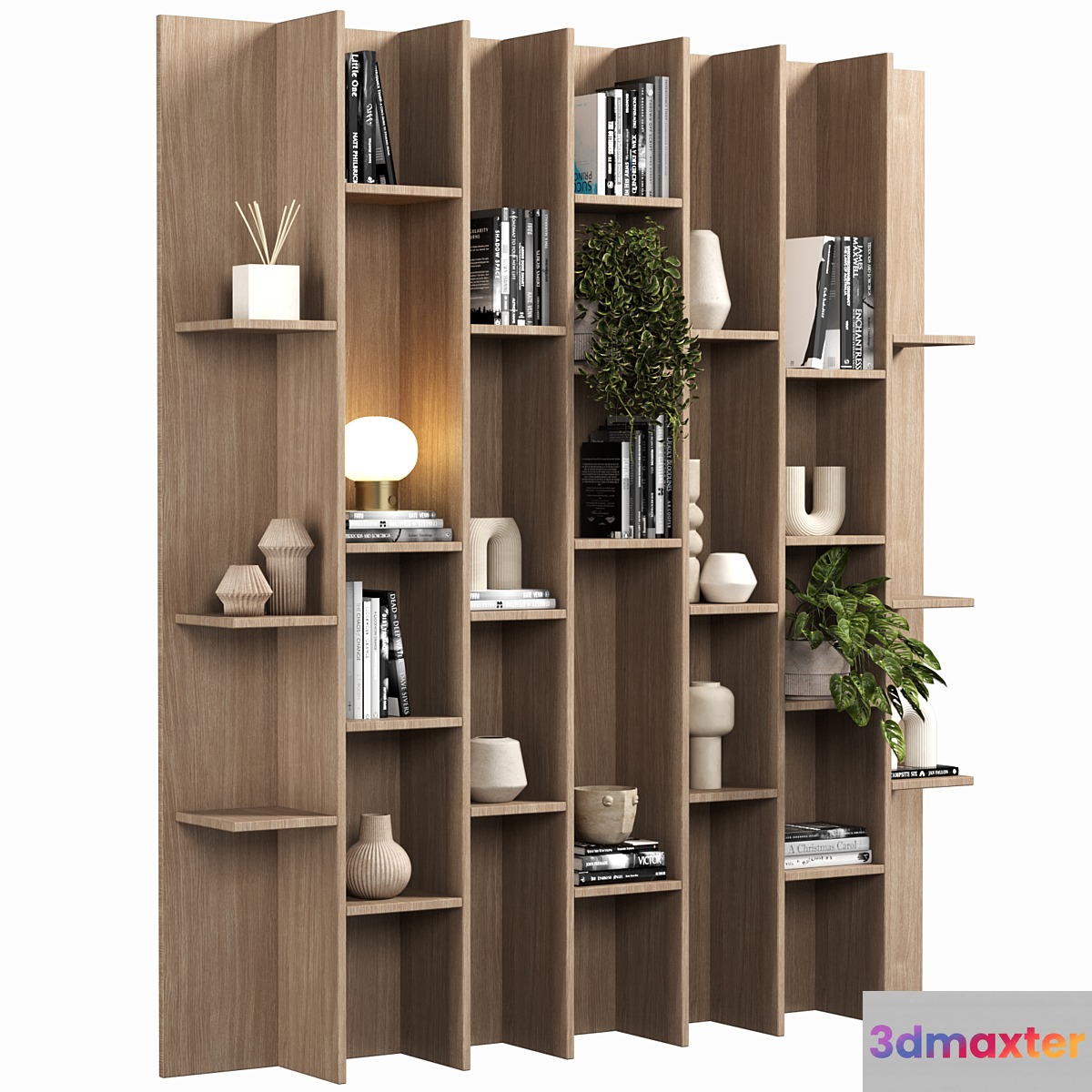 Cabinet with shelves 088 3D Max
