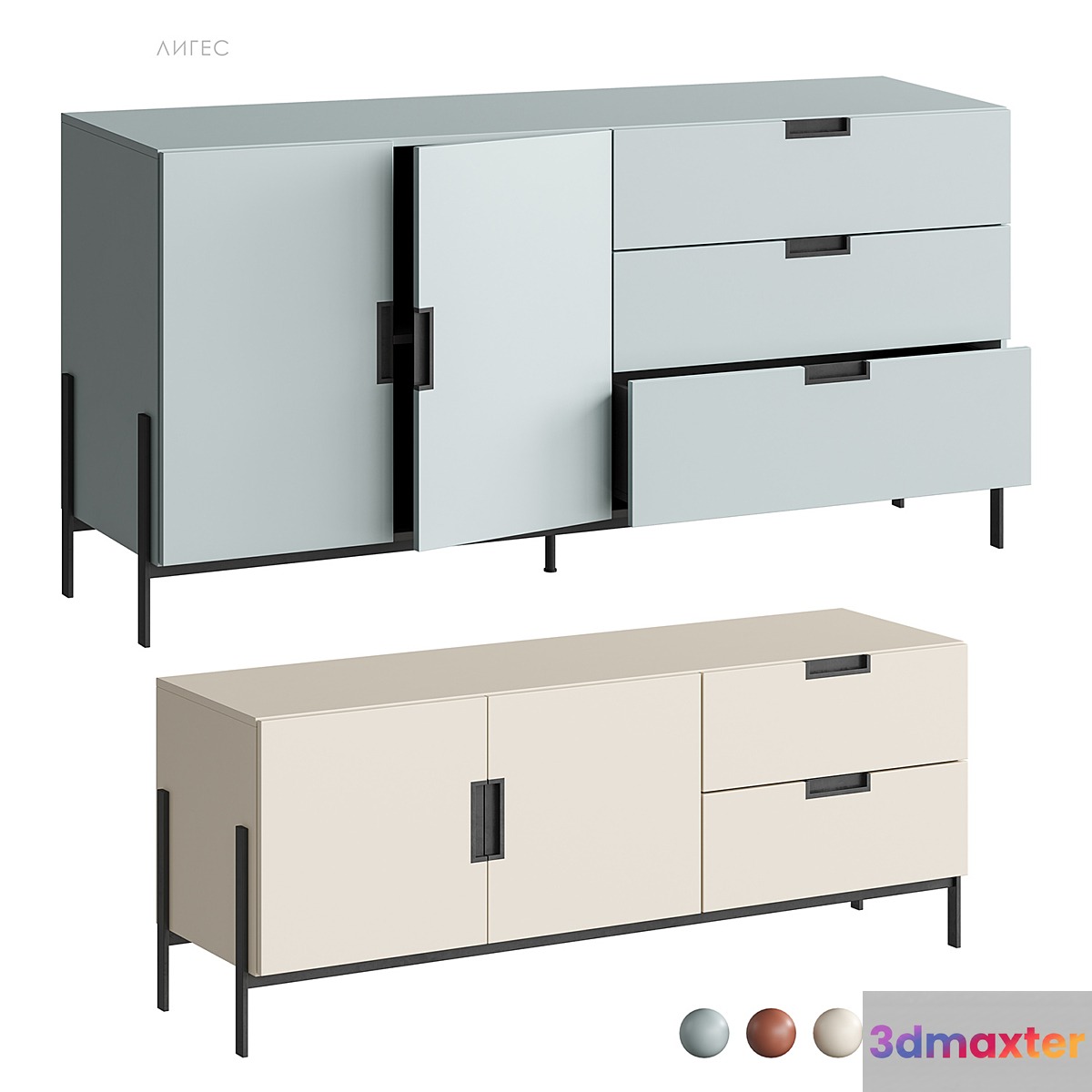 Liges cabinet Divan.ru - No.2 3D Max