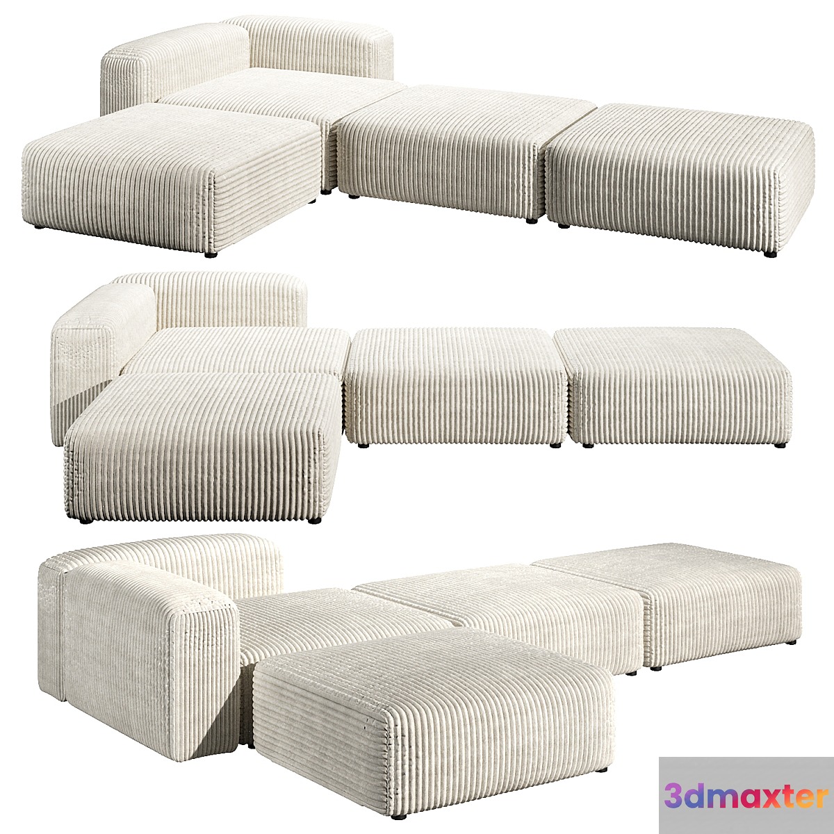Modular sofa Sorrento 3D Max