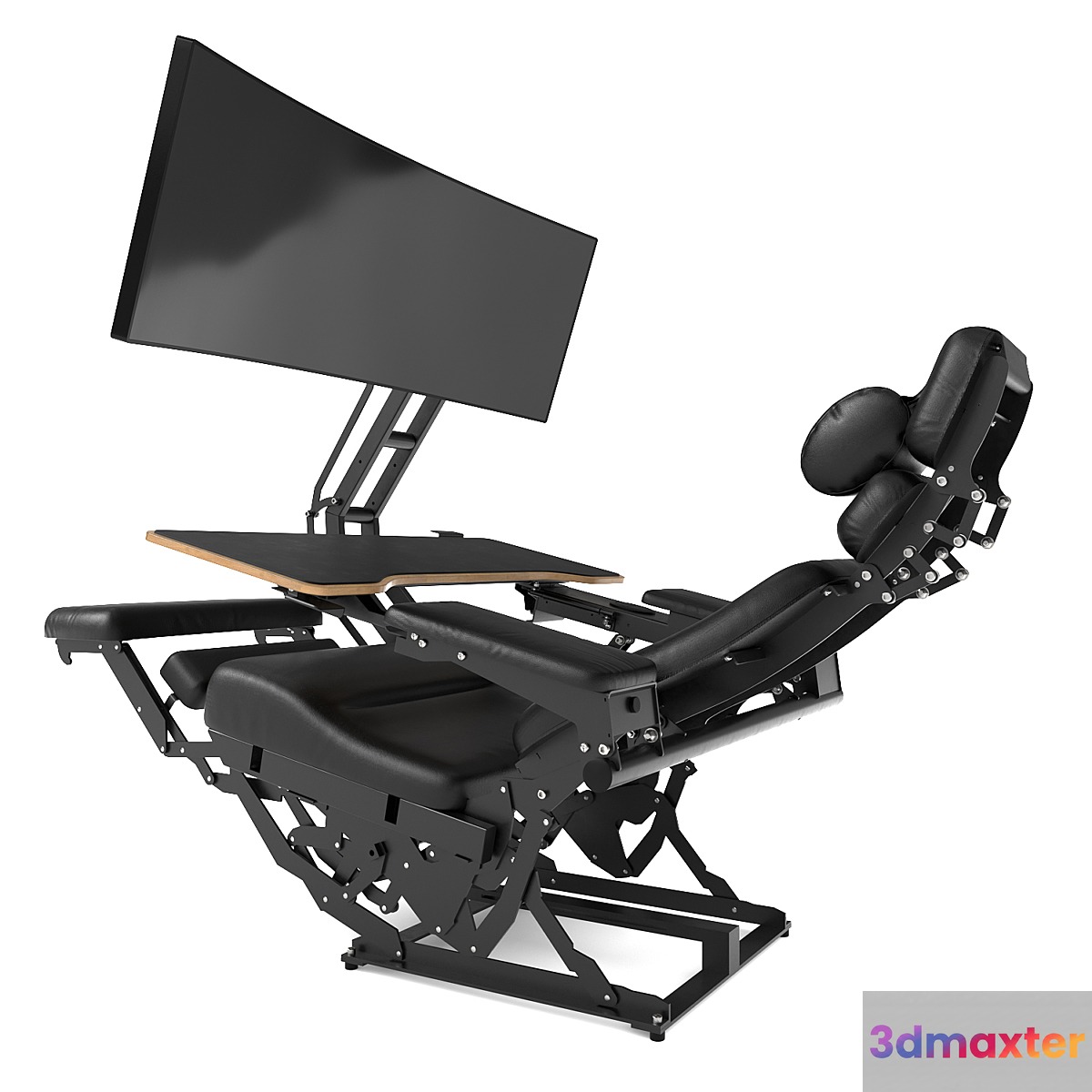 Ergonomic chair EasyWorkStation. Cyberstation. 3D Max