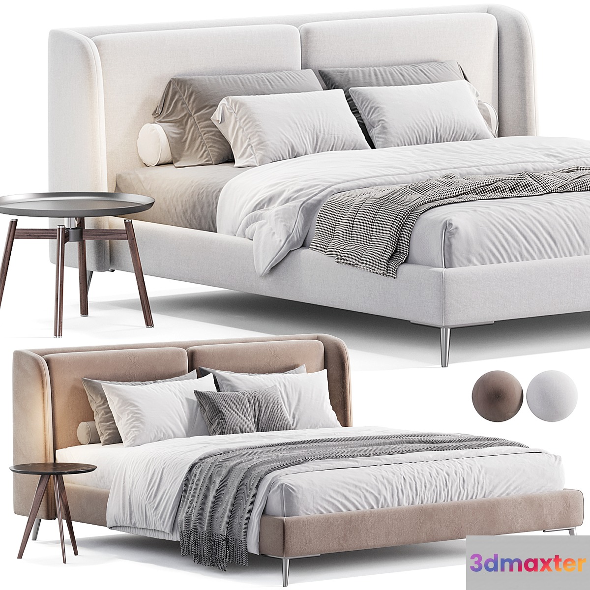Skeez Bed by Thehighwall 3D Max