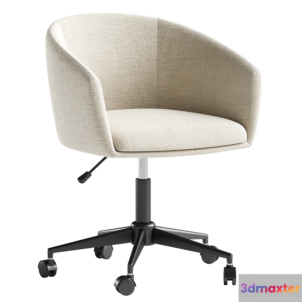 Office chair Thea from La Redoute 3D Max