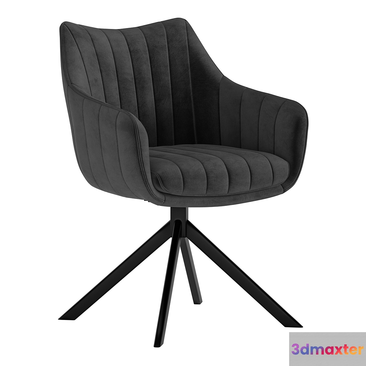 Signal azalia velvet chair 3D Max